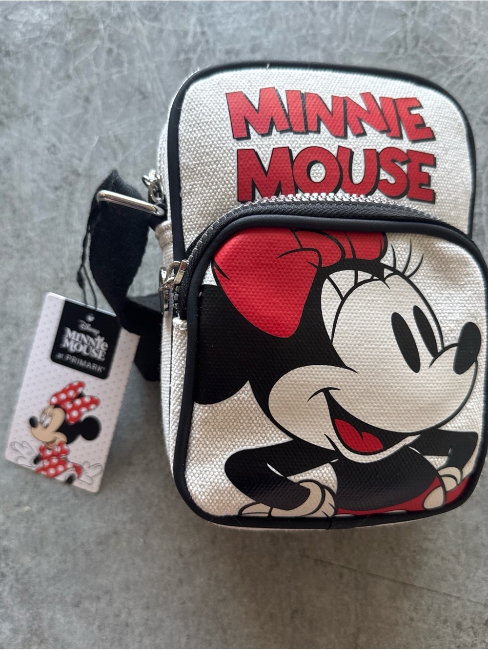 Disney Minnie Mouse Crossbody Bag - White, Red, Black